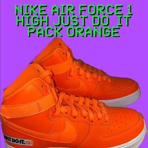 Nike Air Force 1 High Just Do It Pack Orange